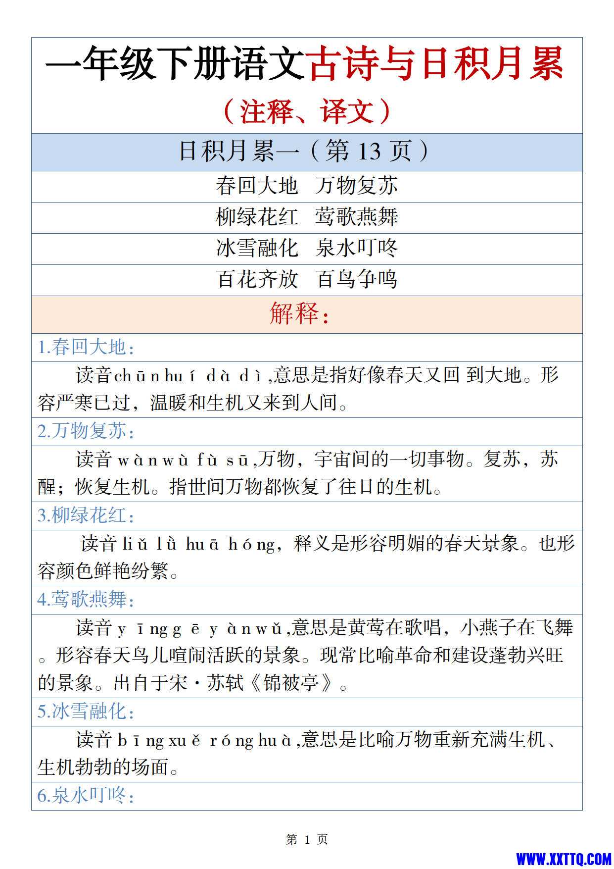 一年级下册语文古诗与日积月累（注释、译文12页）_1.jpg