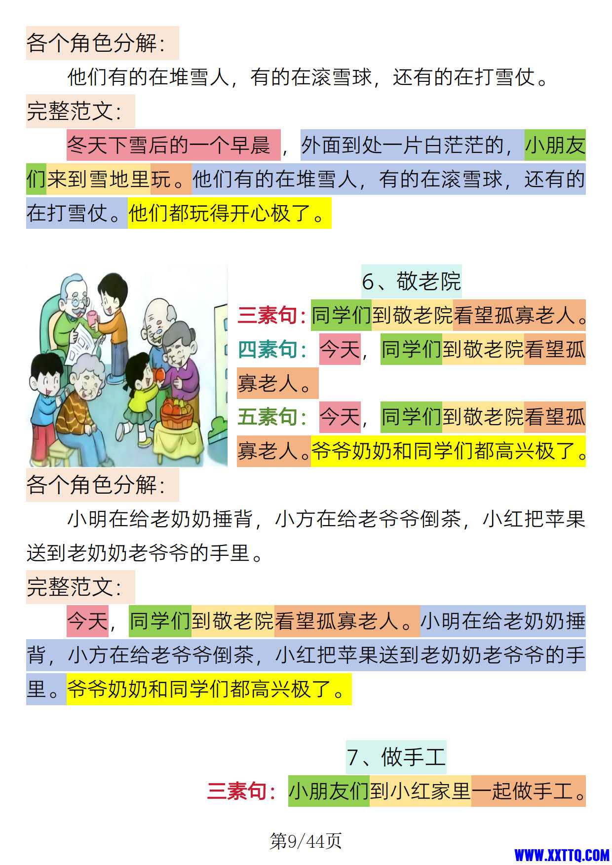 一年级语文看图写话必备详讲 专项训练（含参考范文44页）_5.jpg