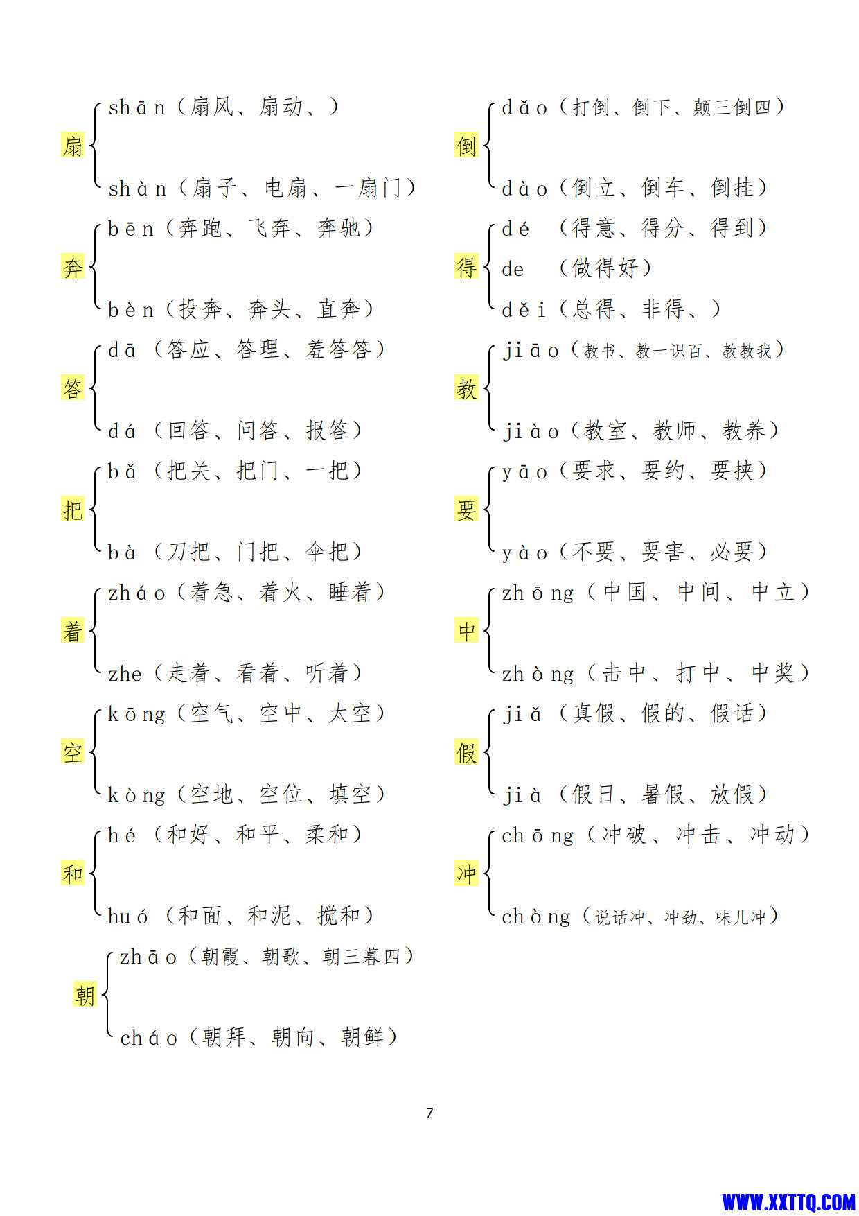一年级下册语文词语积累大全（22页）_4.jpg