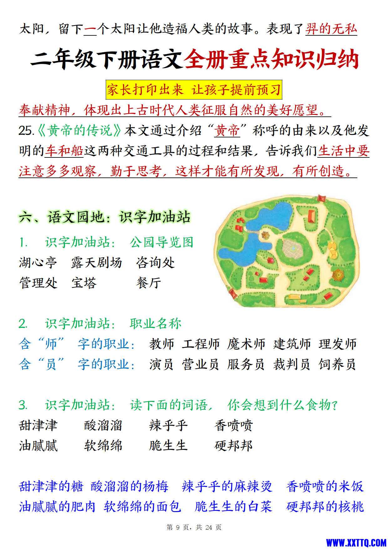 2439二下语文全册预习重点知识归纳（含练习24页）_5.jpg