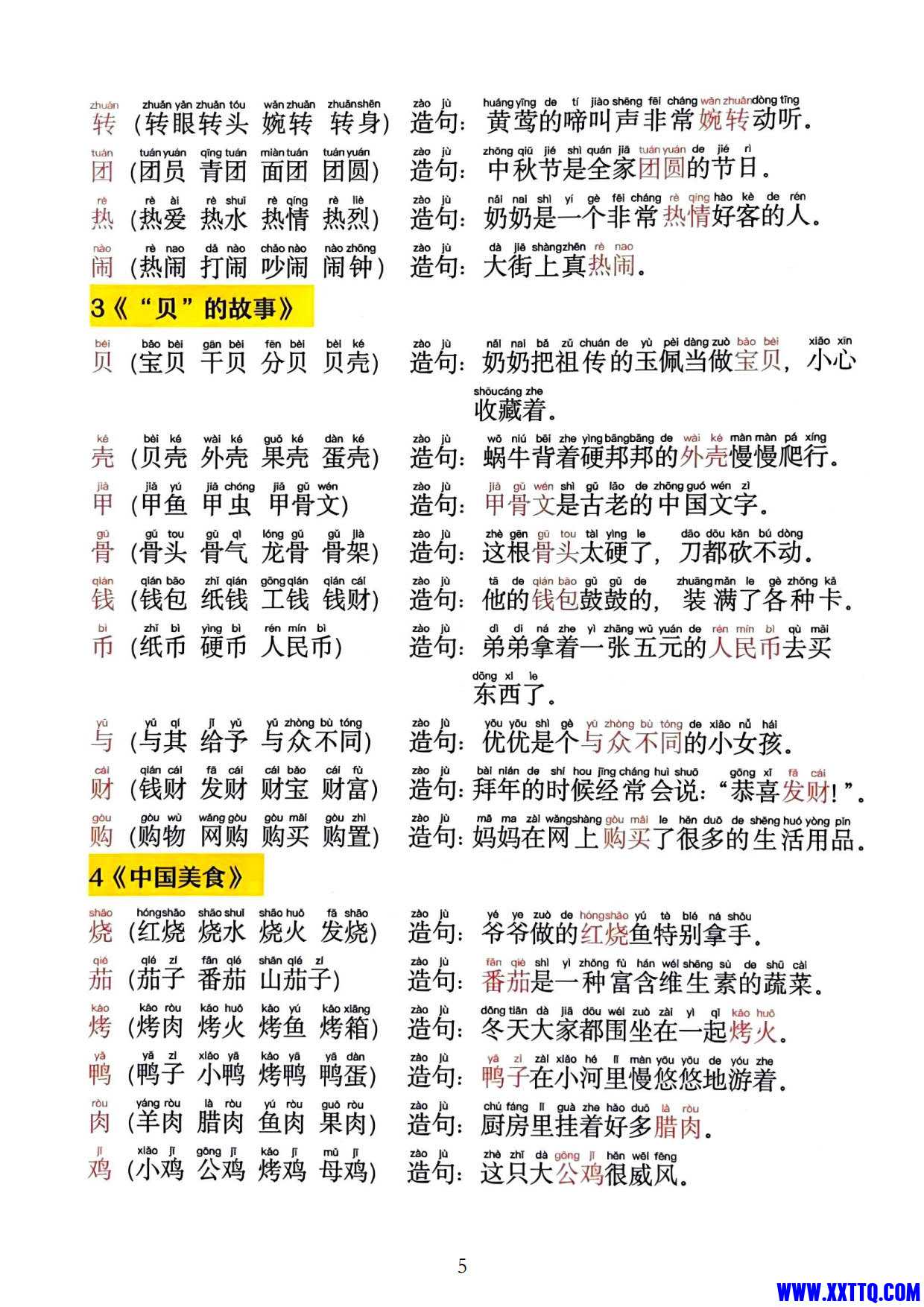 2025新二下同步生字拼音组词造句13页_3.jpg